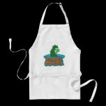 Loch Ness Monster Cartoon Apron