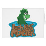 Loch Ness Monster Cartoon Greeting Cards