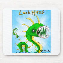 Loch Ness Monster Mousepad