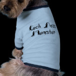 Loch Ness Monster Text Dog Tee