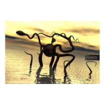 Loch Ness Monster! (water monster) posters