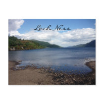 loch ness shoreline post card