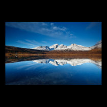 Loch Slapin - winter calm posters
