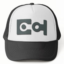 Lock device graphic cap hats