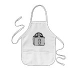 Lock. Top Secret or Confidential Icon. Apron