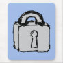 Lock. Top Secret or Confidential Icon. Mouse Pad