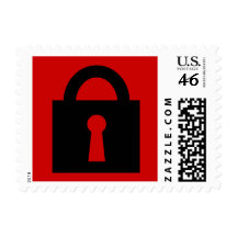 Lock. Top Secret or Confidential Icon. Stamps