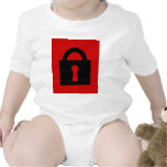 Lock. Top Secret or Confidential Icon. Tees