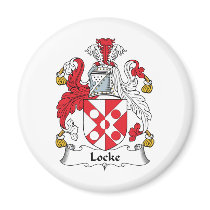 Locke Family Crest magnets by coatsofarms Locke Family Crest magnets
