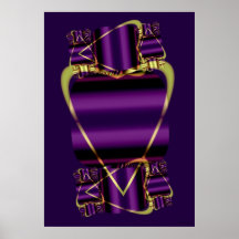 Locked Hearts Print