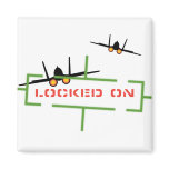 Locked On Target Display Refrigerator Magnets