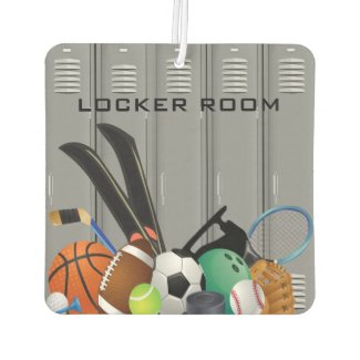 Locker Room Design Air Freshener