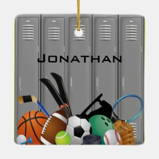 Locker Room Design Ornament