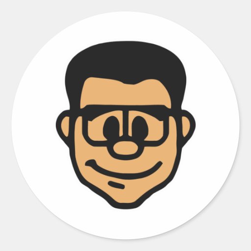 LockergnomeHead Round Stickers