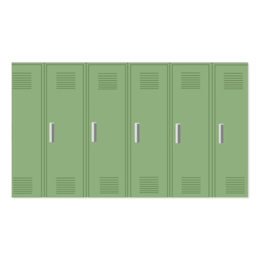 Lockers - Business Business Card Template (back side)