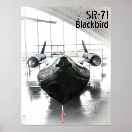 Lockheed Sr 71 Blackbird Poster Zazzle