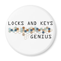 Locks and Keys Genius magnets