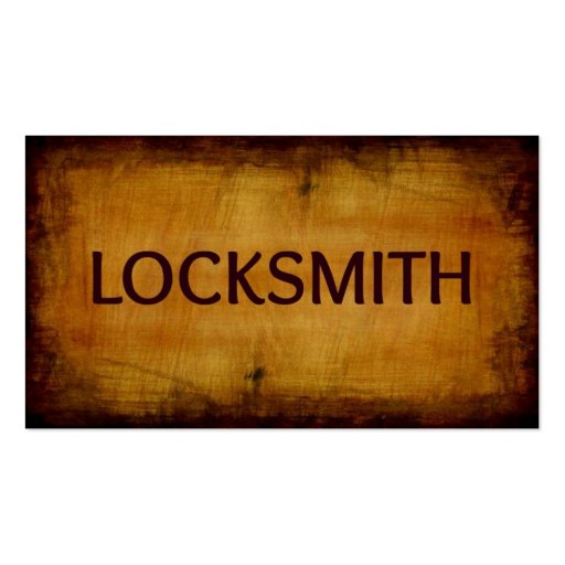 Locksmith Business Card