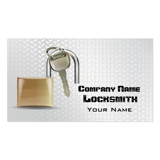 Locksmith Business Card | Zazzle