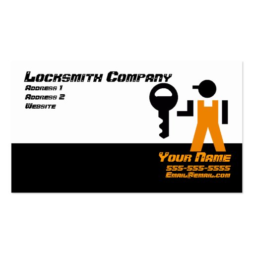Locksmith Business Card