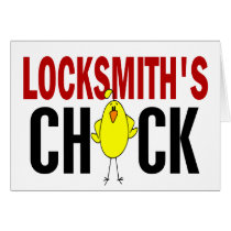 LOCKSMITH’S CHICK cards