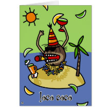 loco coco greeting card