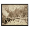 Locomotive in Black Hills SD 1890 posters
