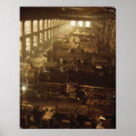 Locomotive Shop, 1942 Print