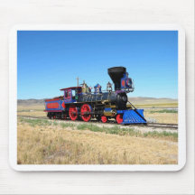 Locomotive Steam Engine Train Photo Mousepads