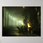 Locomotives in the Roundhouse Posters