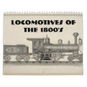 Locomotives of the 1800s calendar
