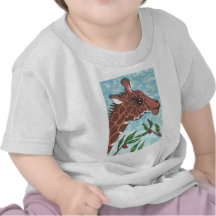Locuaz la jirafa camisetas