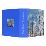 Locust Trees in Winter Binder