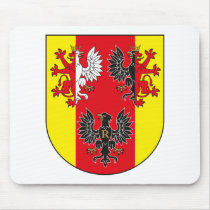 Lodzkie Coat of Arms Mousepad by FlagTshirts Lodzkie Coat of Arms Mousepad