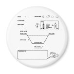 Log Book Refrigerator Magnets