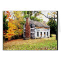 Log Cabin Card