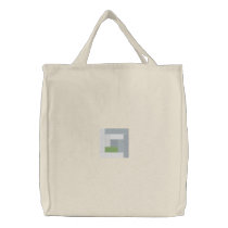 Log Cabin embroidered bags