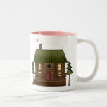 Log Cabin Home Mug