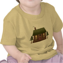Log Cabin Home T-shirt