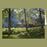 Log Cabin in Woods cards