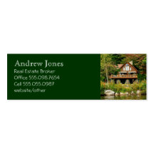 Log Cabin Realtor's Custom Business Card