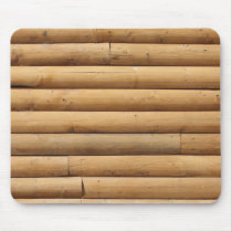 Log Cabin Siding Background Mouse Pads