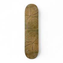 Log, cross-section skate deck