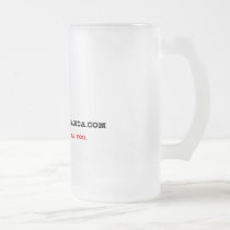 Log on Telnet - Glass Beer Mug mugs