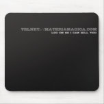 Log on Telnet - Mousepad