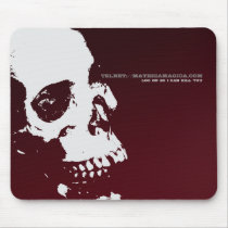 Log on Telnet - Red Mousepad mousepads