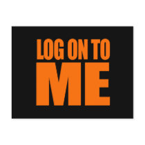 LOG ON TO ME Costume Postcards