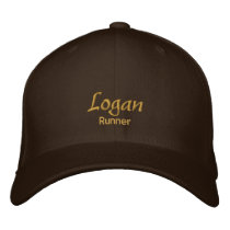 Logan Name Cap / Hat embroidered hats by toppings Logan Name Cap / Hat embroidered hats