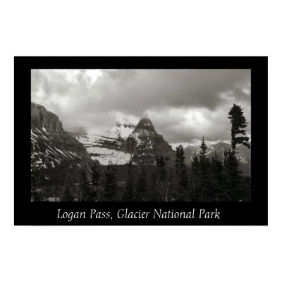 Logan Pass, Glacier National Park Poster by dfraser