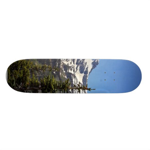 Logan Pass In Glacier National Park Skate Board Deck